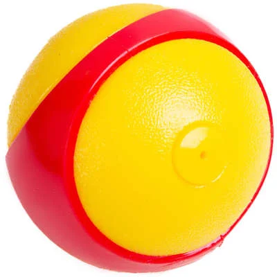 Brinquedo Kroco Bolinha de Borracha Apito Vermelho para Cães